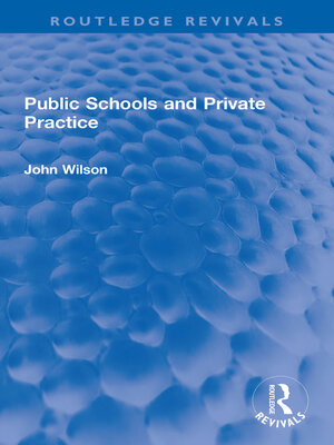 cover image of Public Schools and Private Practice